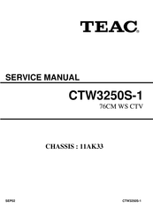 Teac CT-W3250S-1 Service Manual