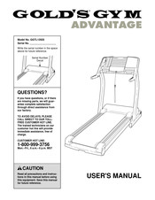 Gold's Gym ADVANTAGE GGTL12920 User Manual