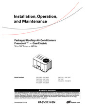 Ingersoll-Rand YHC072E Installation, Operation And Maintenance Manual