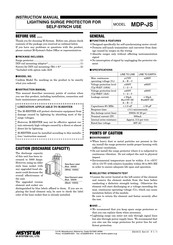 M-System MDP-JS Instruction Manual