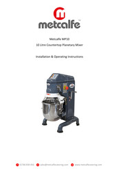 Metcalfe MP10 Installation & Operating Instructions Manual