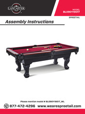Lancaster BL090Y19017 Assembly Instructions Manual