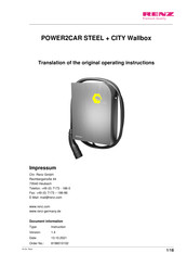 Renz POWER2CAR FUEL Translation Of The Original Operating Instructions