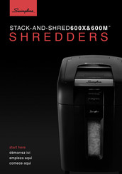 Swingline Stack-And-Shred 600X Manual