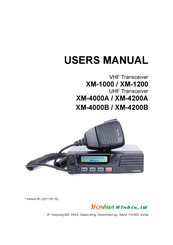 YEONHWA M TECH XRadio XM-1000 Abridged User Manual