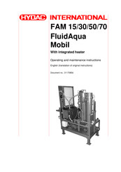 Hydac FluidAqua Mobil FAM 50 Operating And Maintenance Instructions Manual