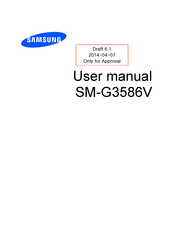 Samsung SM-G3586V User Manual