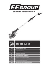 F.F. Group DSL 400-BL PRO Original Instructions Manual