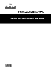 Daikin Altherma ERYQ007ABV3 Installation Manual