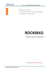 Ruida Technology RDC658XG Manual