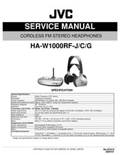 JVC HA-W1000RF-G Service Manual