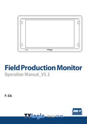 TVLogic F-5A Operation Manual