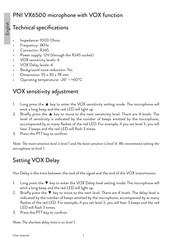 PNI PNI-MVX-6500 Quick Start Manual