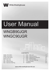 White-Westinghouse WNGB90JGR User Manual