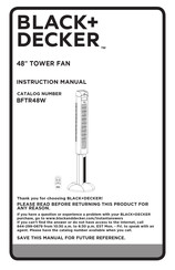 Black & Decker BFTR48W Instruction Manual