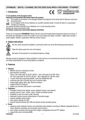 Velleman DVR4MQAE Manual