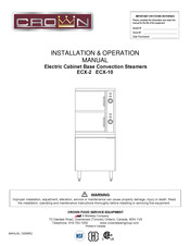 Middleby Crown ECX-2 Installation & Operation Manual