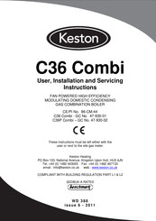 Keston 86-CM-44 User, Installation And Servicing Instructions