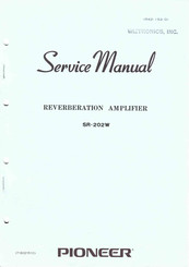 Pioneer SR-202W Service Manual