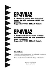EPOX EP-3VBA2 Manual