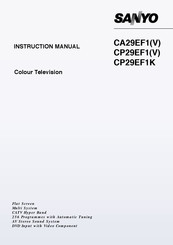 Sanyo CP29EF1V Instruction Manual
