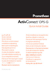 promethean ActivPanel PRM-ACON1-OPS Quick Install Manual