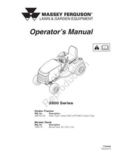 MASSEY FERGUSON 2830 Operator's Manual