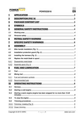 VARO Powerplus POWXG3016 Manual