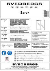 Svedbergs Sarek 22x040 Manual