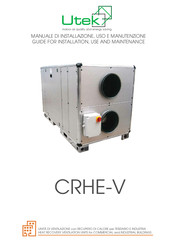 UTEK CRHE-V Manual For Installation, Use And Maintenance
