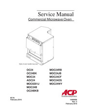 ACP MOC6201J Service Manual