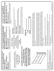 Delta Childrens Products Simmons Juvenile Kingsley 324070 Assembly Instructions Manual