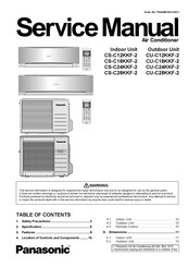 Panasonic CS-C28KKF-2 Service Manual