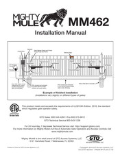Mighty Mule MM462 Installation Manual