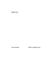 Aeg Electrolux U41116 User Manual