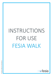 Fesia F0X6-XM Instructions For Use Manual