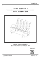 Jack-Post CG-44 Use And Care Manual