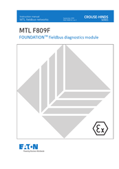 Eaton FOUNDATION MTL F809F Instruction Manual