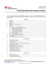 Texas Instruments TPA6166A2 User Manual