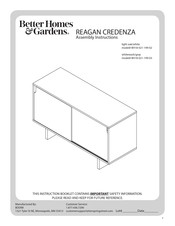 Better Homes and Gardens BH18-021-199-03 Assembly Instructions Manual