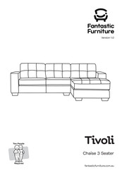 fantastic furniture Tivoli Chaise 3 Seater Manual