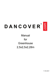 Dancover ZEN 6.25M2 Manual