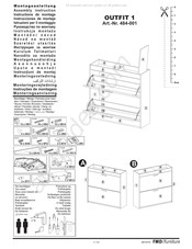 FMD Furniture OUTFIT 1 484-001 Assembly Instructions Manual