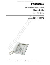 Panasonic KX-T77 Series User Manual