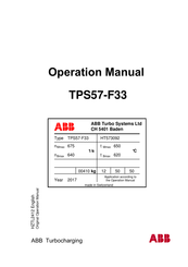ABB HT573092 Operation Manual