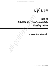 NVision NV3128 Instruction Manual