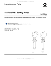 Graco SaniForce 25N009C31 Instructions And Parts