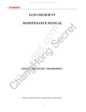 Changhong Electric LS18 Maintenance Manual