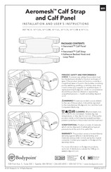 Bodypoint Aeromesh SP103S Installation And User Instructions Manual