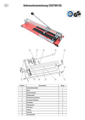 Conmetall Meister COX790128 Operating Manual